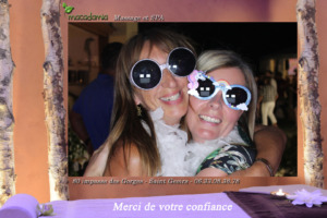 passe photobooth personnalisé pour borne à selfie lumineuse au studio Martin à la cote st andre